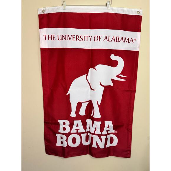 Bama Bound Flag from The University of Alabama 27"x42" Tuscaloosa Crimson Tide - Picture 1 of 1